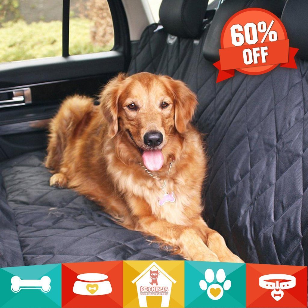 Pet Ninja Luxury Waterproof Pet Seat Cover for Cars