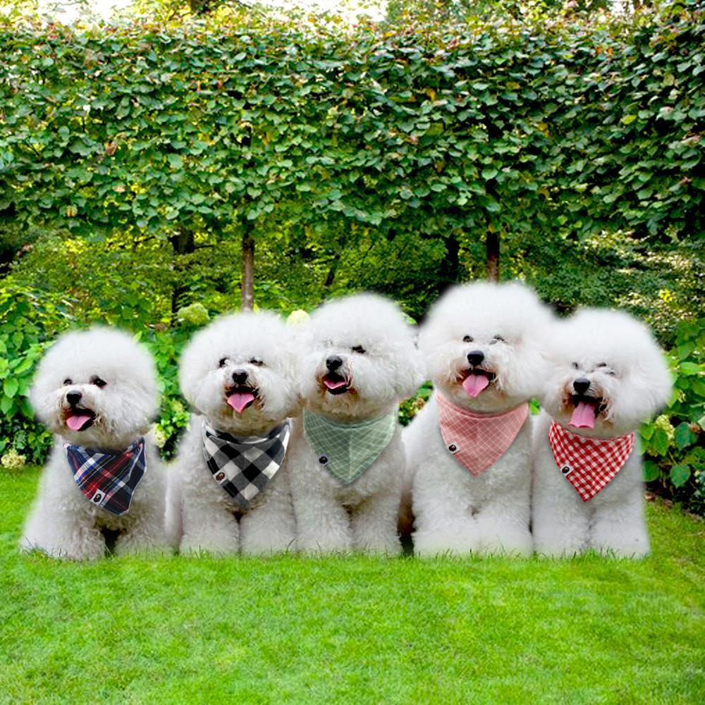 Plaid Dog Bandana Collar