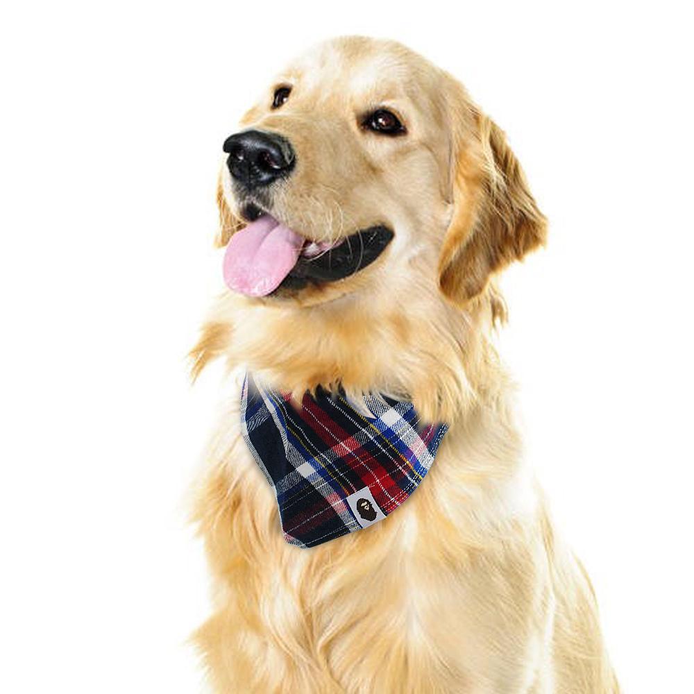 Plaid Dog Bandana Collar