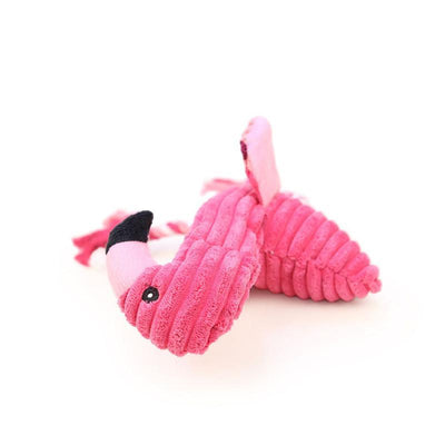 Flamingo Dog Squeaky Chew Toy