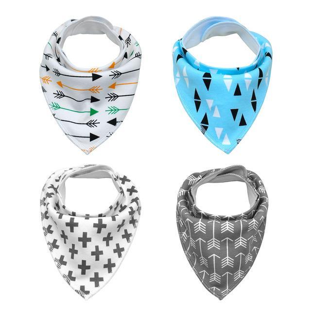 4pcs Dog Bandana Cats Dogs Scarf Bib Cotton Pet Grooming Accessories Bandage Collar for Small Medium Pet Chihuahua