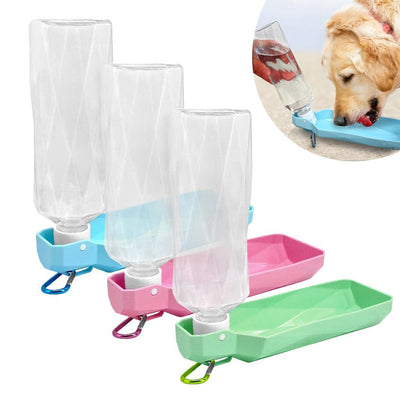 Foldable Pet Water Dispenser Drinking Feeder