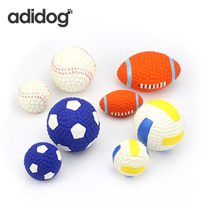 Sport Balls Dog Squeaky Chew Toys