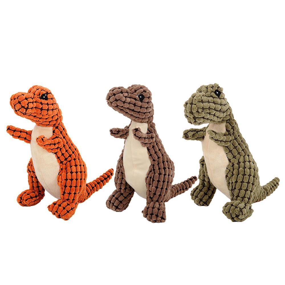 Dinosaur Squeaky Dog Chew Toy