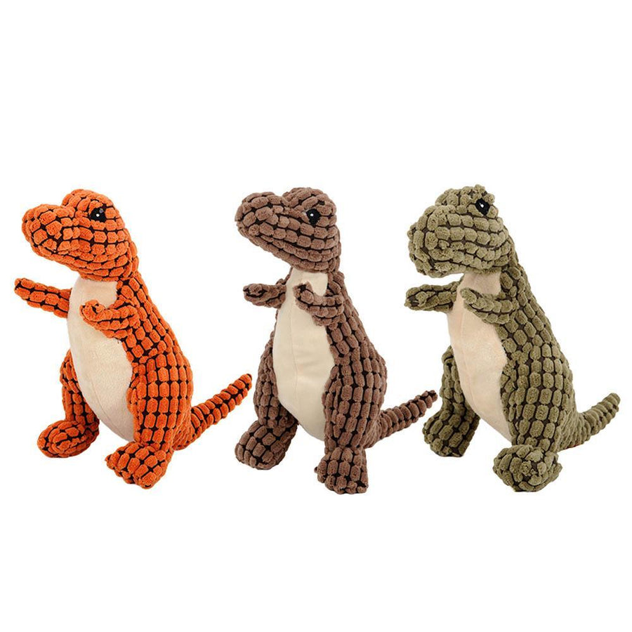 Dinosaur Squeaky Dog Chew Toy