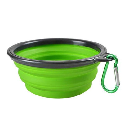 Premium Quality Collapsible Silicone Travel Pet Bowl Duo
