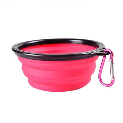 Premium Quality Collapsible Silicone Travel Pet Bowl Duo