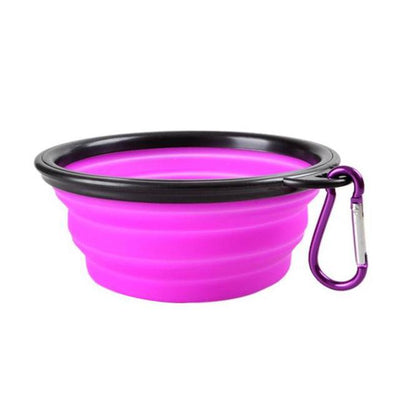 Premium Quality Collapsible Silicone Travel Pet Bowl Duo