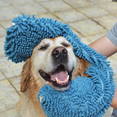 Super Absorbent Quick Dry Microfiber Chenille Dog Towel