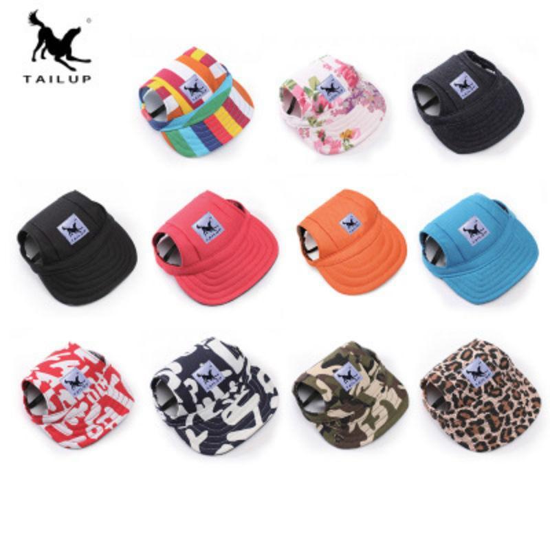 TAILUP Print Baseball Dog Hat for Small Dogs