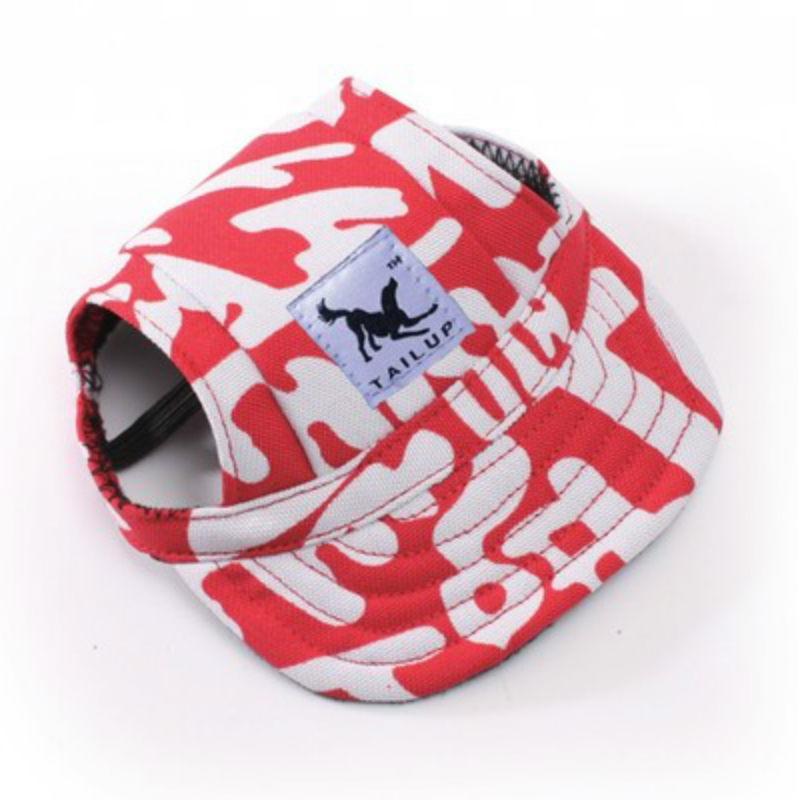 TAILUP Print Baseball Dog Hat for Small Dogs
