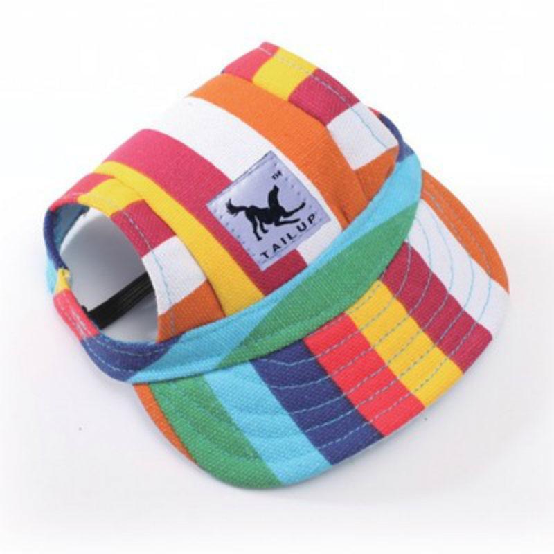 TAILUP Print Baseball Dog Hat for Small Dogs