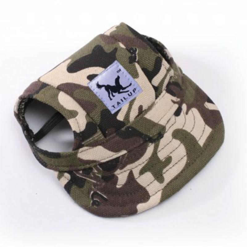 TAILUP Print Baseball Dog Hat for Small Dogs